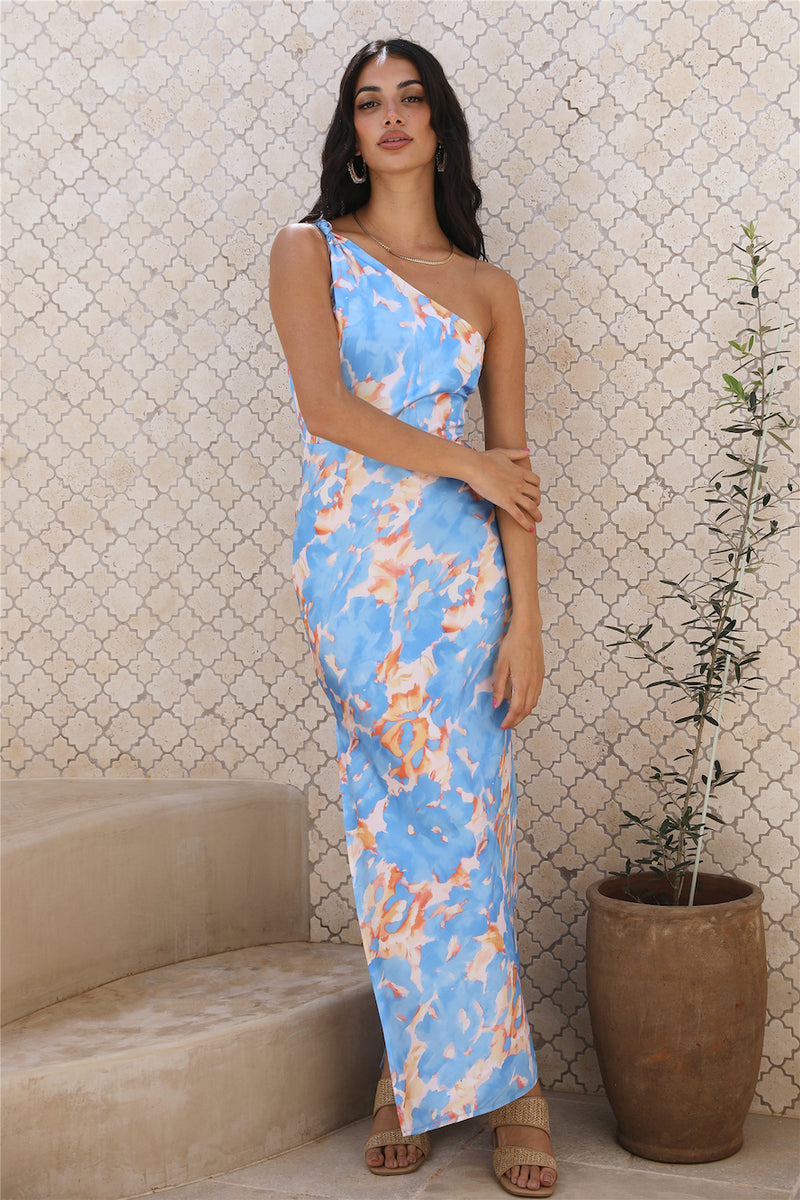 Last Time Maxi Dress Blue Size XS Last Time Maxi Dress Blue Size XS