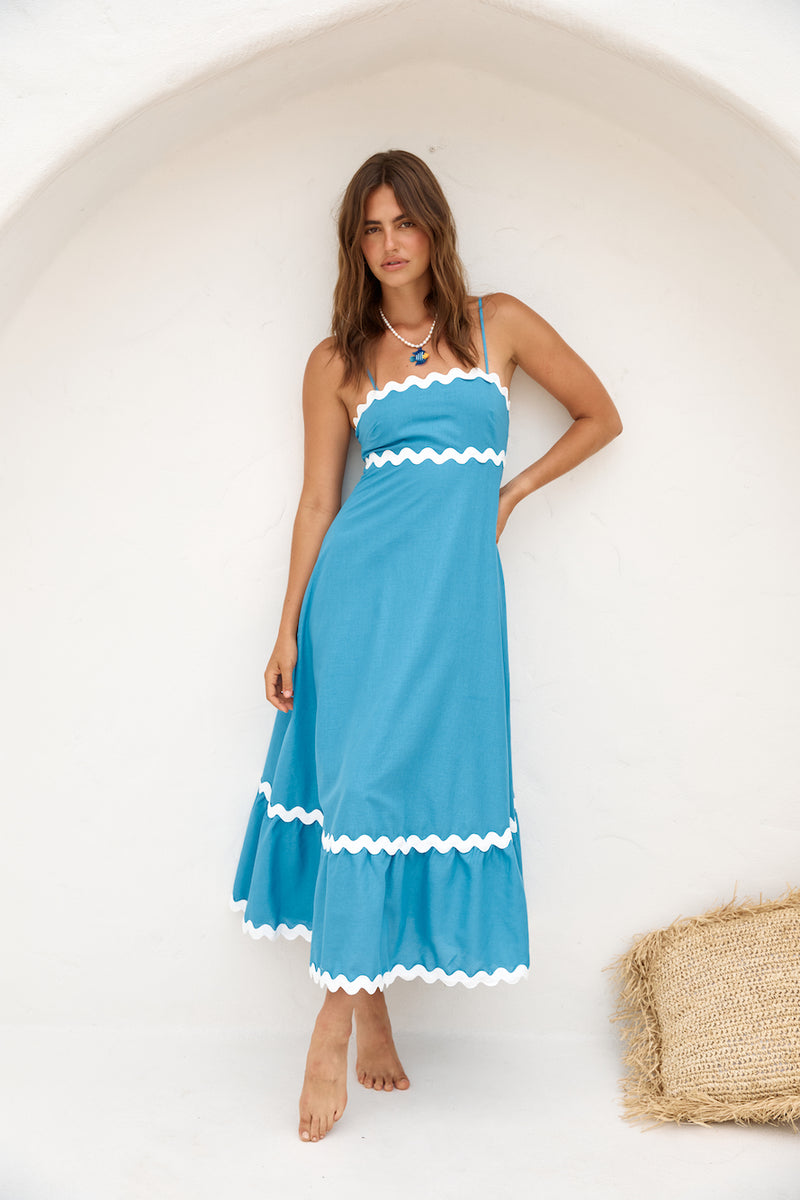 Elevated Desire Maxi Dress Blue