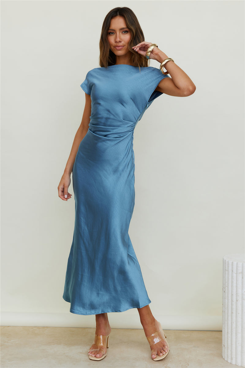 sirens blue dress The Siren Dress in Mediteranean Sea, Blue ombre dress, Backless dress, Maxi dress, Resort wear dress, Beach wear cover up, honeymoon Dress