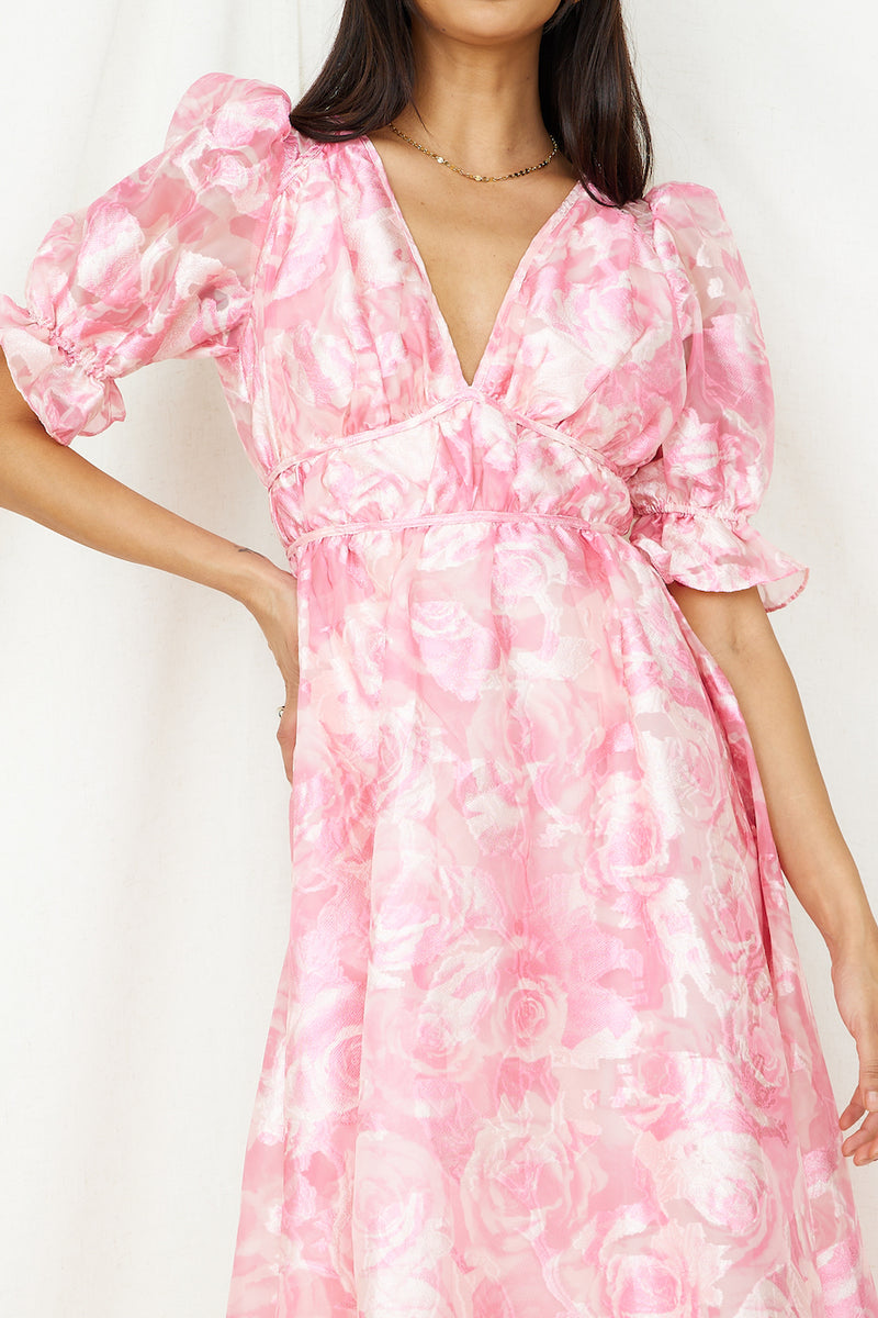 Juliette Embellished Gown (Light Pink)
