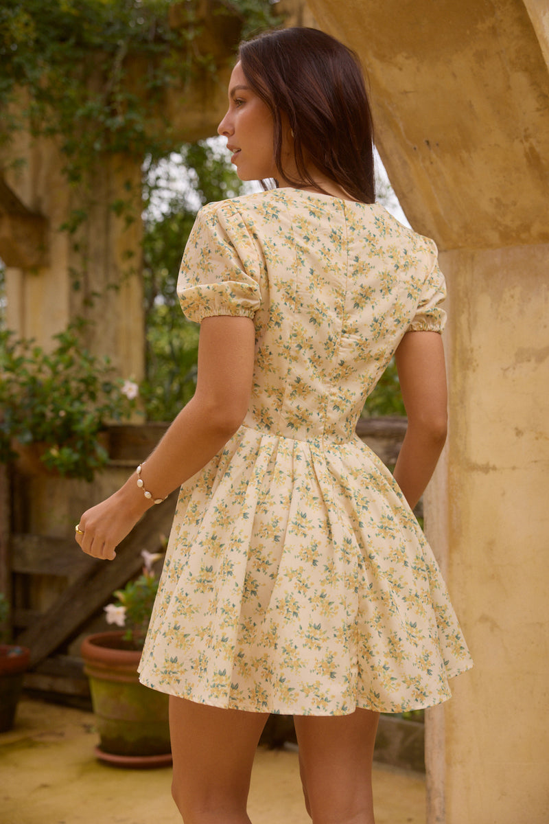 Butter Cup Mini Dress yellow | Fortunate One