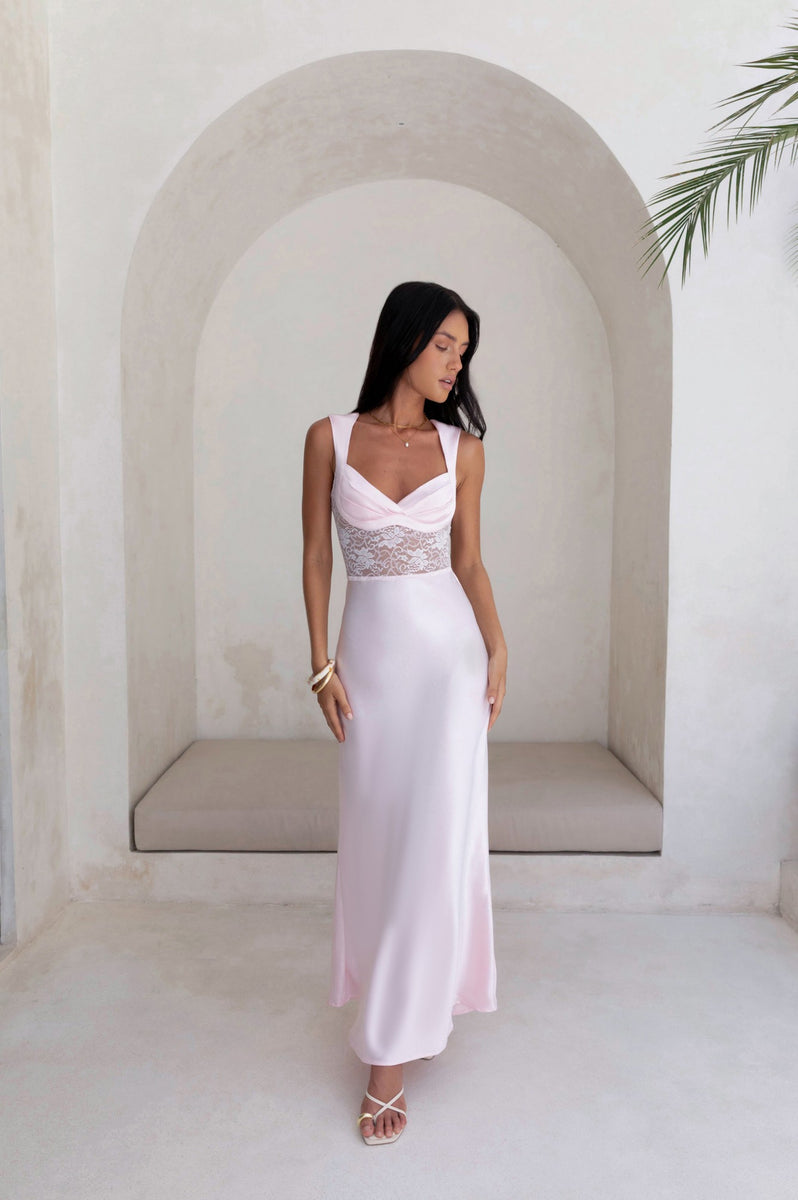 milos nights midi dress blue Milos Nights Midi Dress Pink