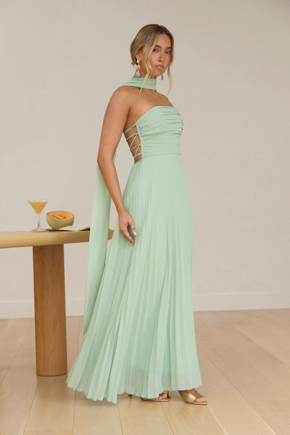 tiered tulle dress Beautiful Blue Tiered Tulle A-line Floor Length Sweetheart Prom Dresses,  MP769 main image 1