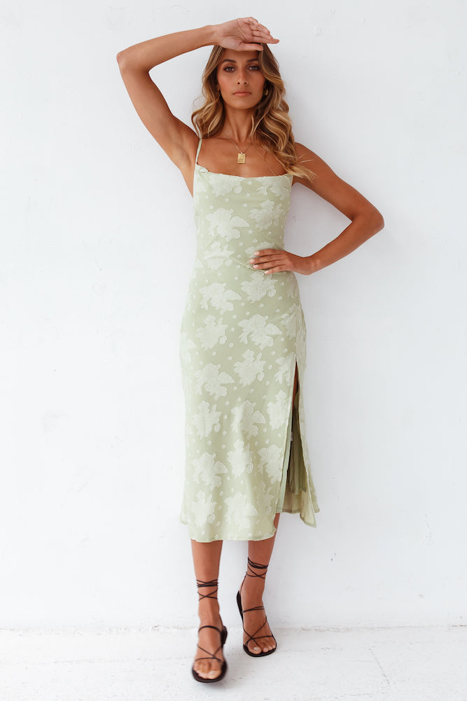 Leora Midi Dress Green | Fortunate One Leora Midi Dress Green | Fortunate One