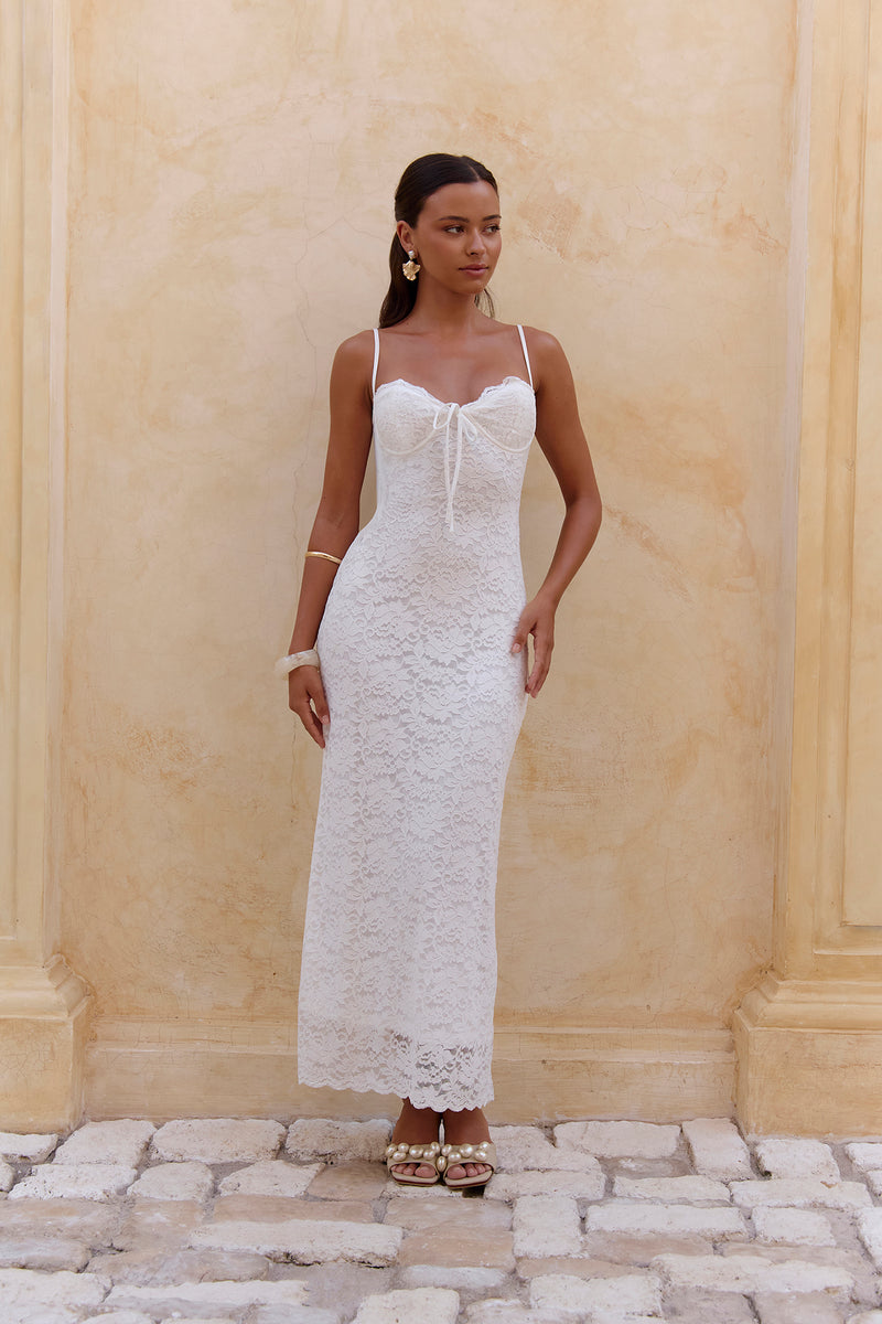 good american lace maxi dress Gloria White theprettydresscompany it’s the ultimate statement Dress Blues Marines Pfc Color:Dusty Mint