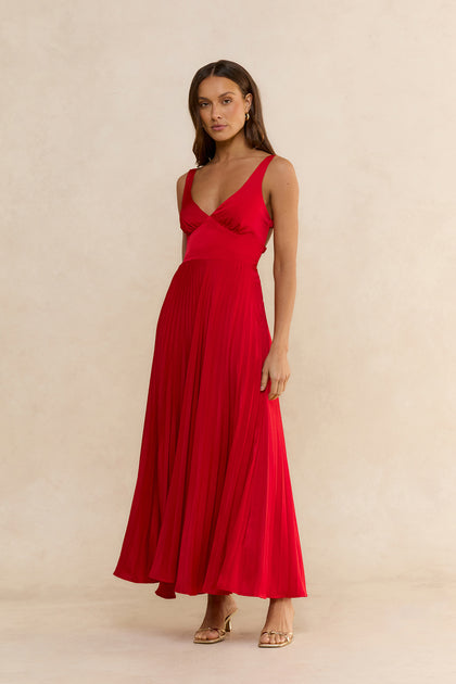 pink formal dresses Charming Long V-Neck Glitter Sleeveless Prom Long Slit Online LowStock:41557741043763 colour:Red Perfect for proms Pure White Warm Faux