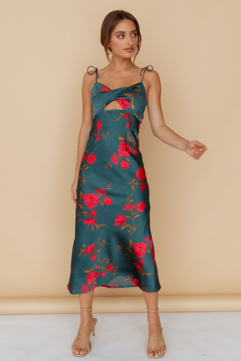 HELLO MOLLY Fool Me Once Midi Dress
