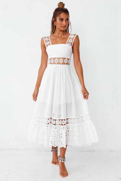 Eugenia Maxi Dress White