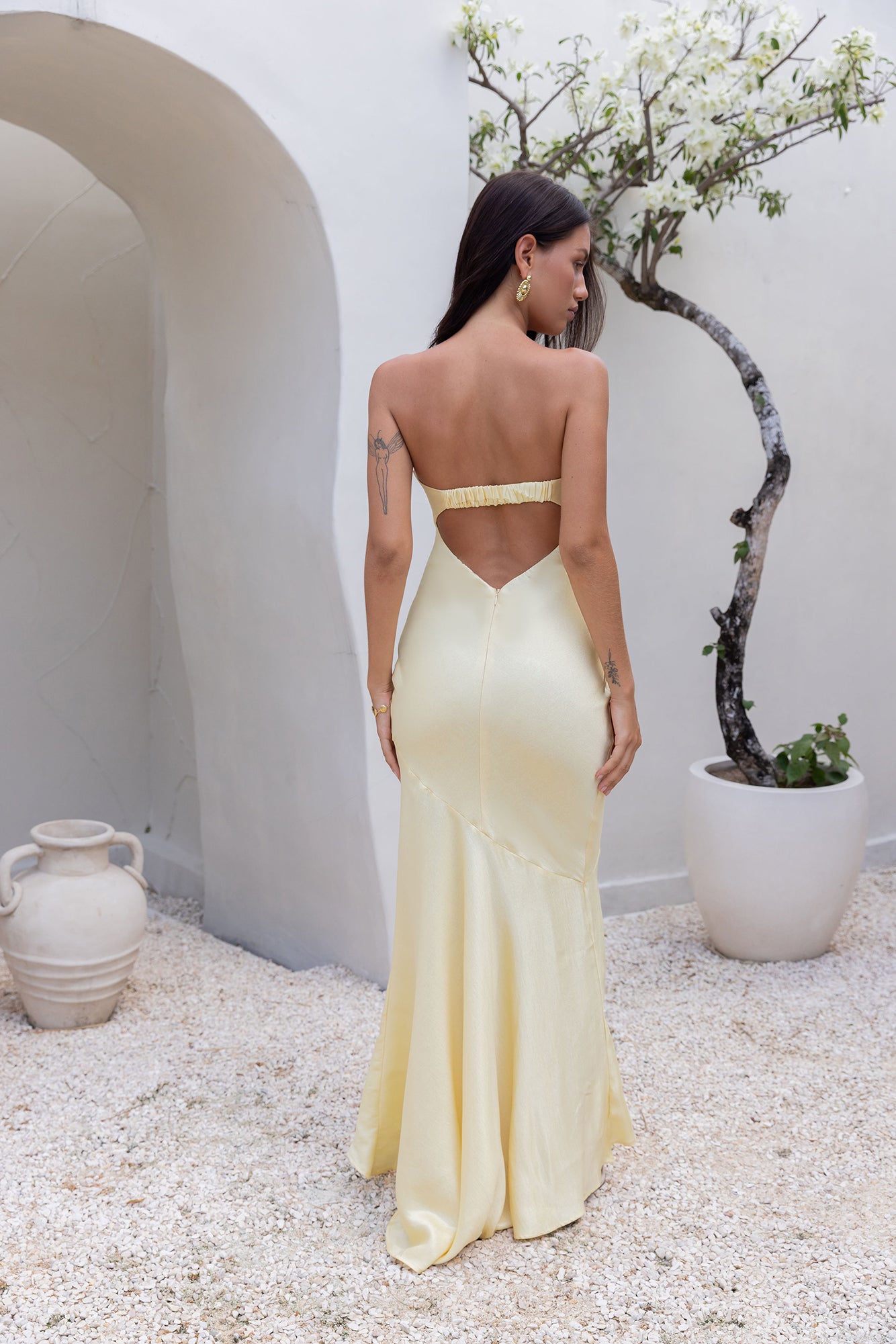 lucky dice maxi dress For Love & Lemons Lucky Dice Maxi Dress in Twilight