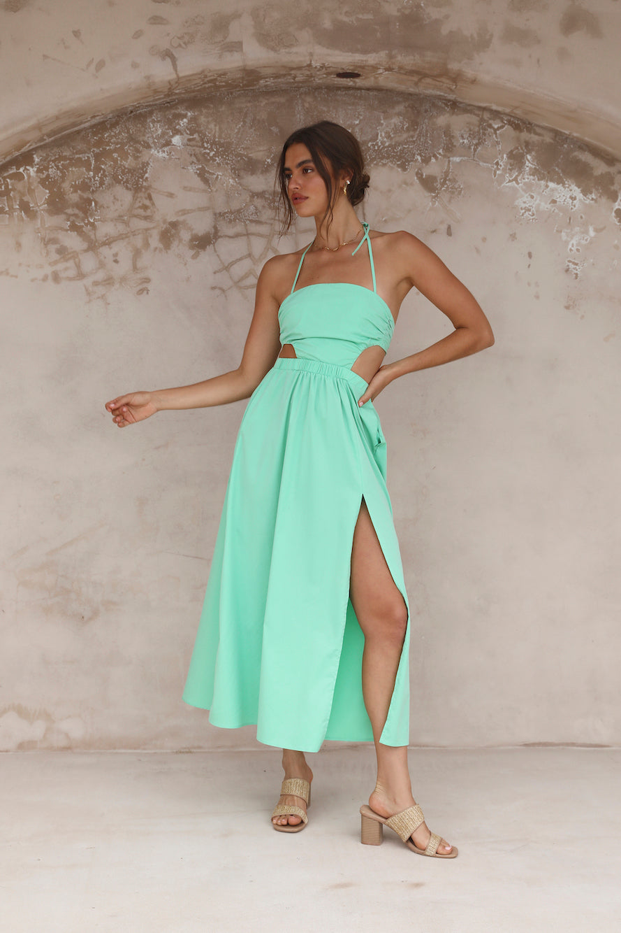 HELLO MOLLY Girls On Vacay Maxi Dress Green | Fortunate One HELLO MOLLY Girls On Vacay Maxi Dress Green | Fortunate One