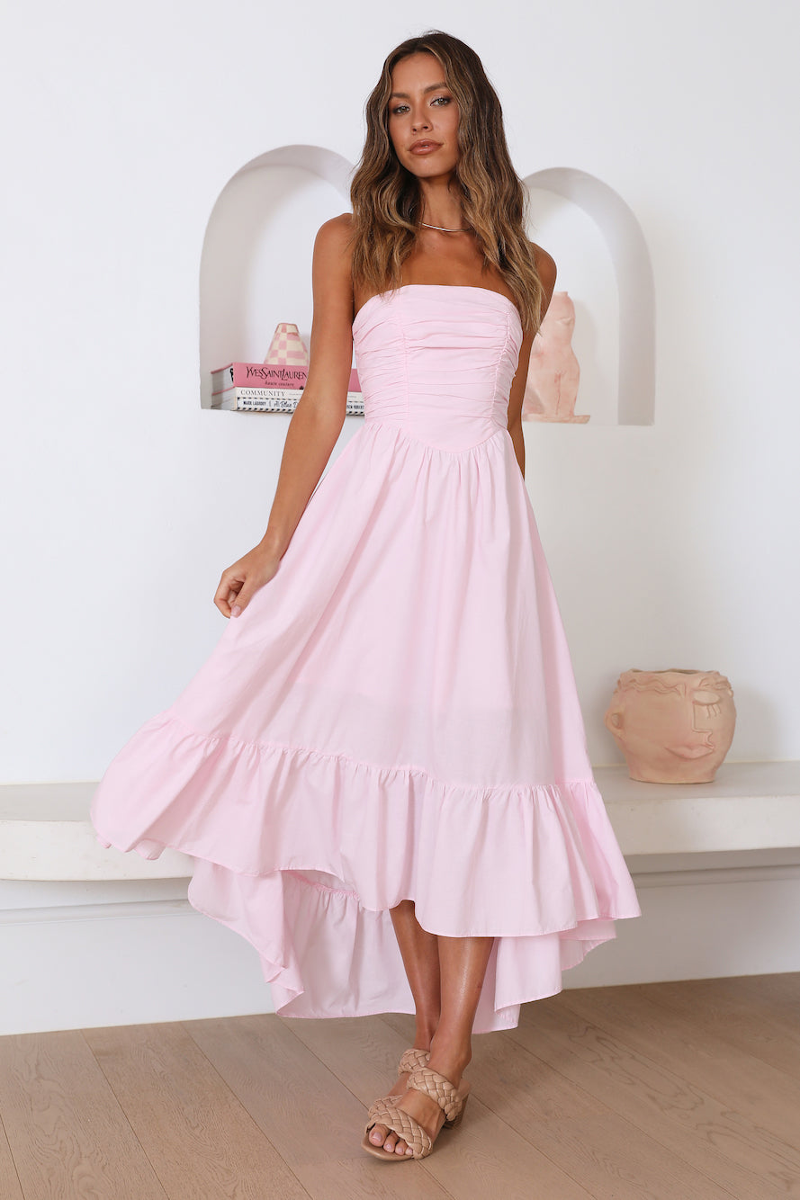 Love In The Summer Maxi Dress Pink Fortunate One