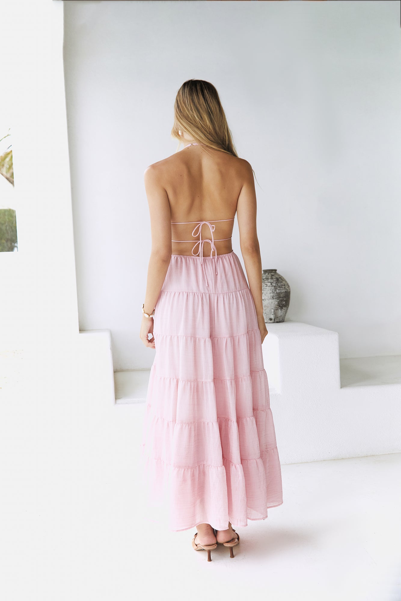 Renaissance Art Maxi Dress Pink | Fortunate One Renaissance Art Maxi Dress Pink | Fortunate One