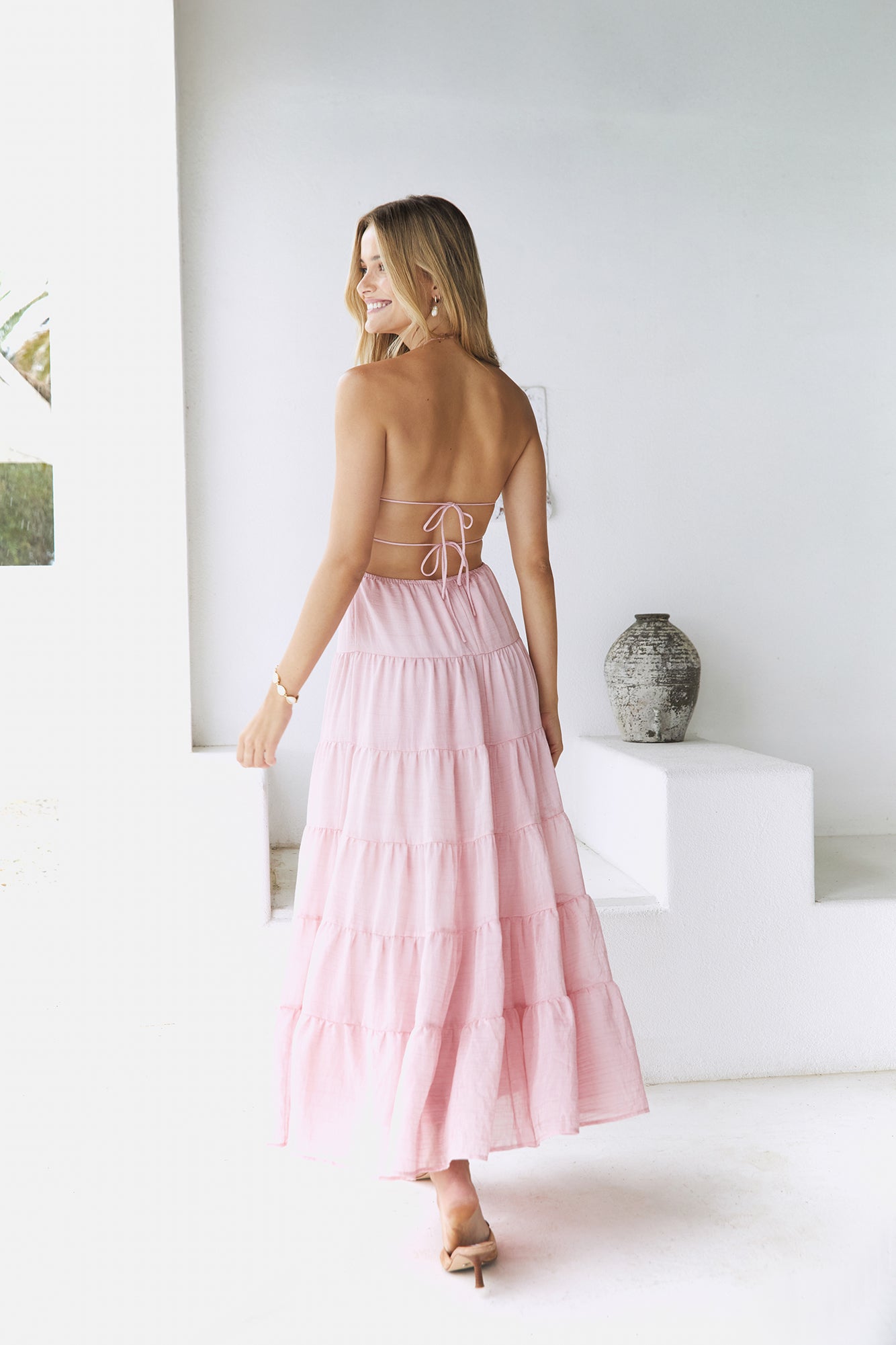 Renaissance Art Maxi Dress Pink | Fortunate One Renaissance Art Maxi Dress Pink | Fortunate One