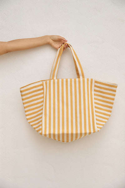 Yacht Day Tote Bag Yellow