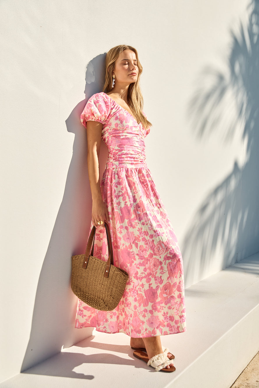 FORTUNATE ONE Garden Party Maxi Dress Pink | Fortunate One FORTUNATE ONE Garden Party Maxi Dress Pink | Fortunate One
