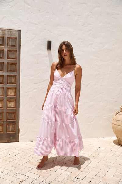 pink maxi dress outfit Pink Maxi Dresses