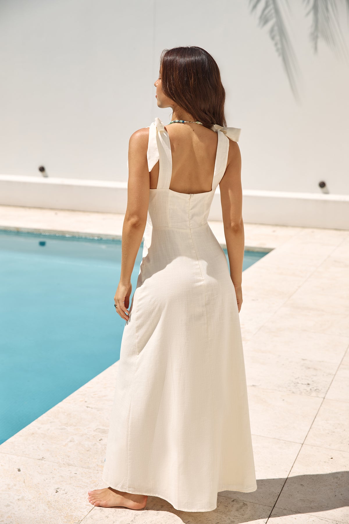 PORTOFINO KNIT MAXI DRESS - BABY BLUE