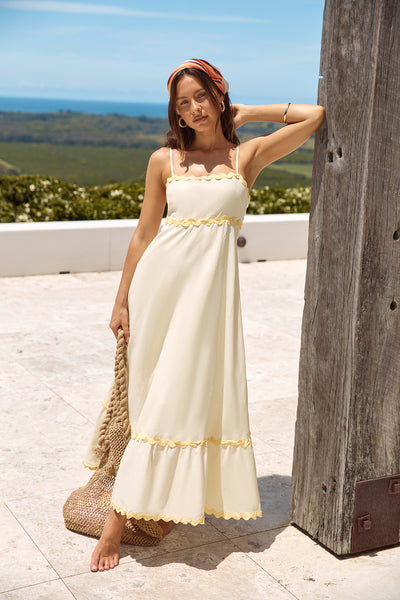Fully Invested Maxi Dress Yellow