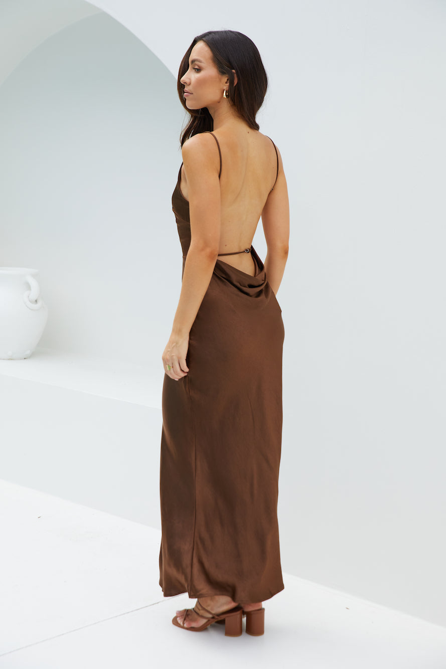 Amber Glow Maxi Dress Brown | Fortunate One Amber Glow Maxi Dress Brown | Fortunate One