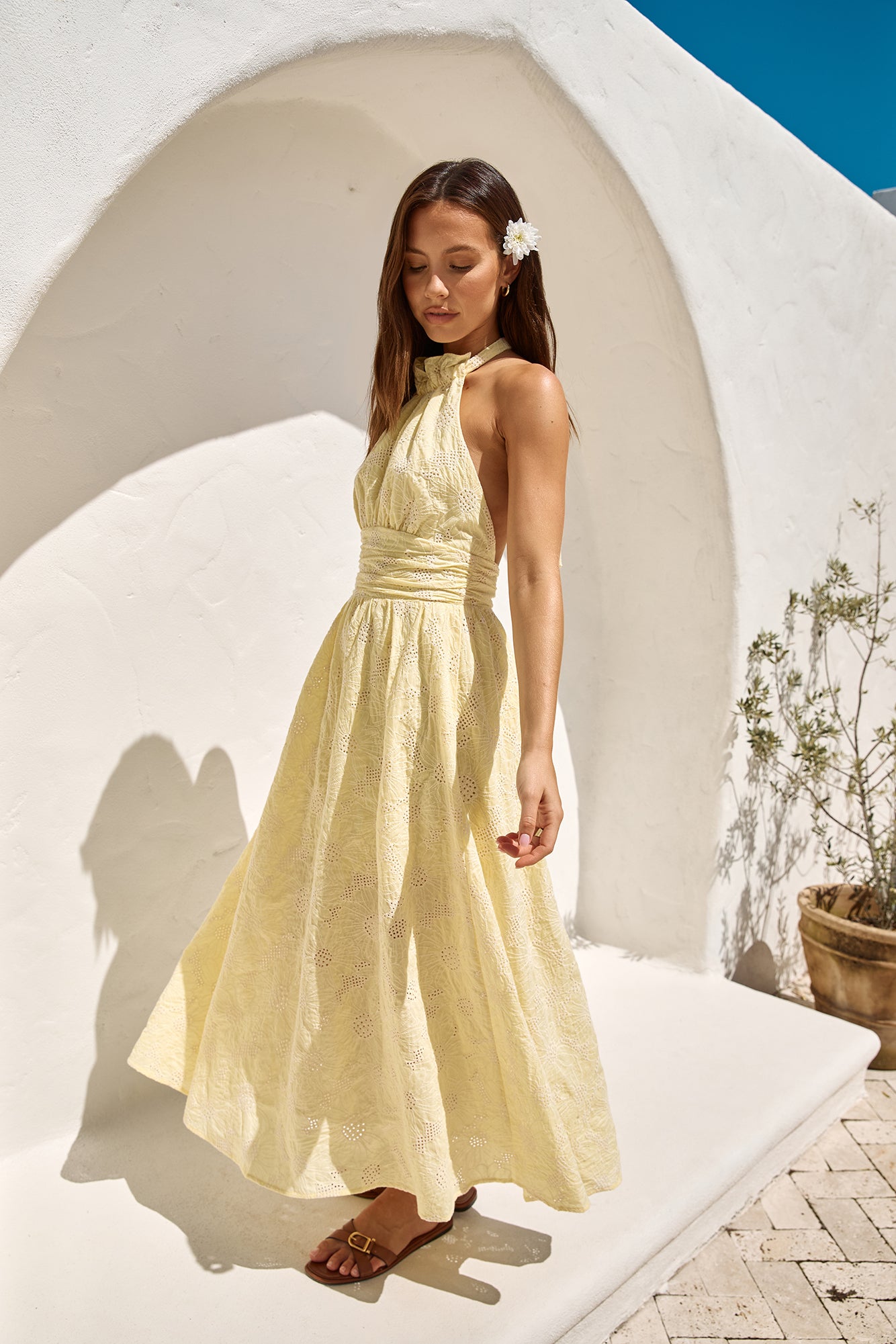 flyaway maxi dress Jessica London Women's Plus Size Georgette Flyaway Maxi Dress
