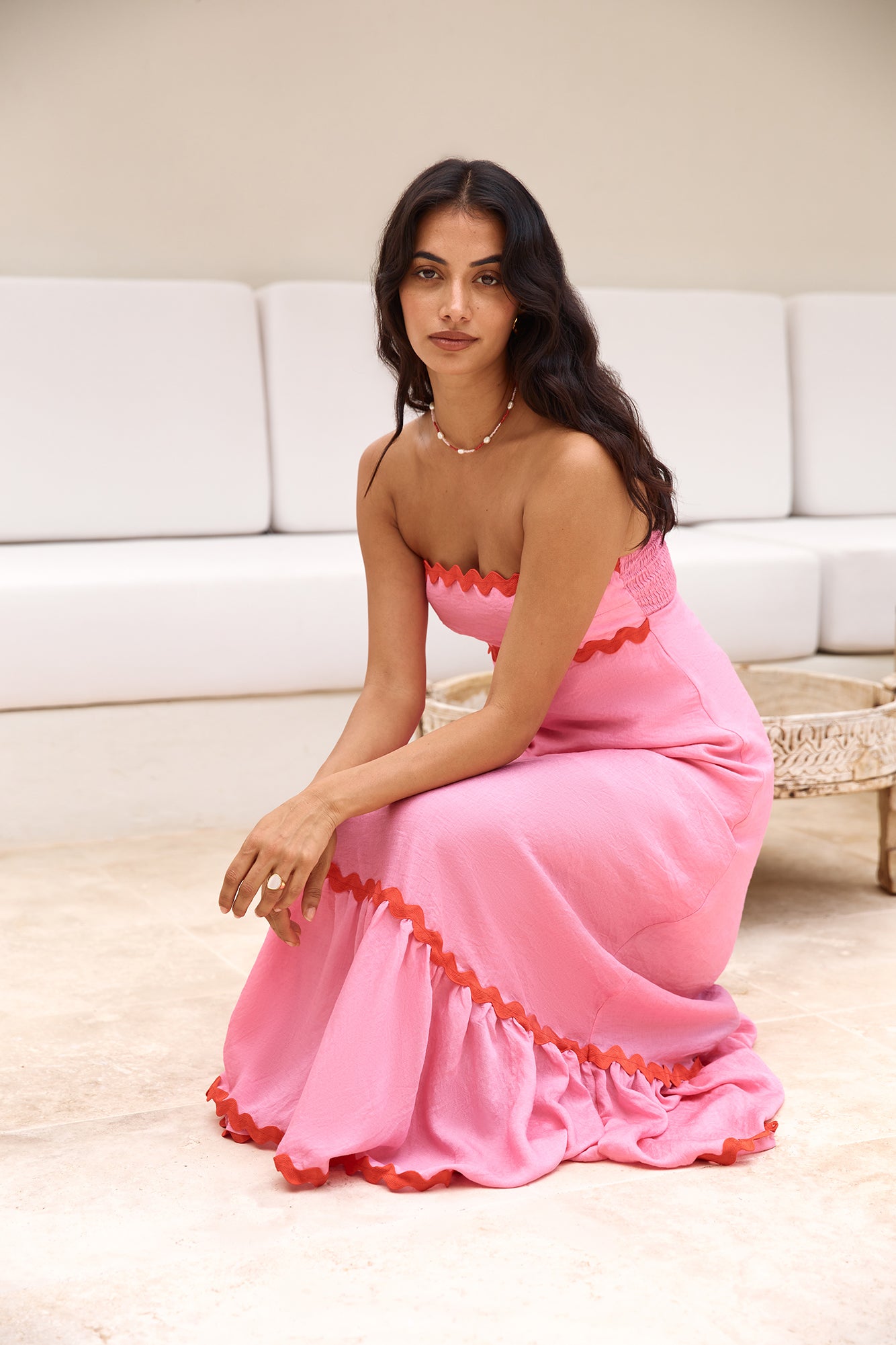 Cherry On Top Maxi Dress Pink | Fortunate One Cherry On Top Maxi Dress Pink | Fortunate One