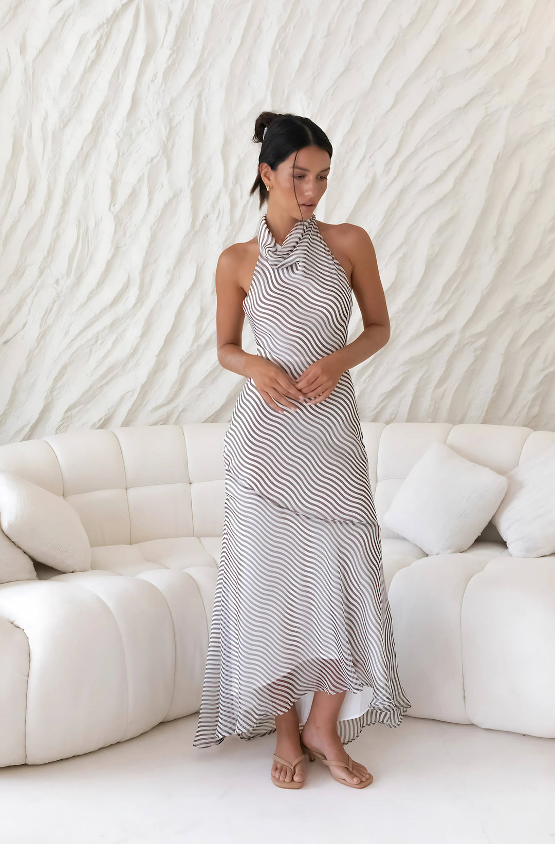 Dazie - Tidal Maxi Dress in Cobalt Blue