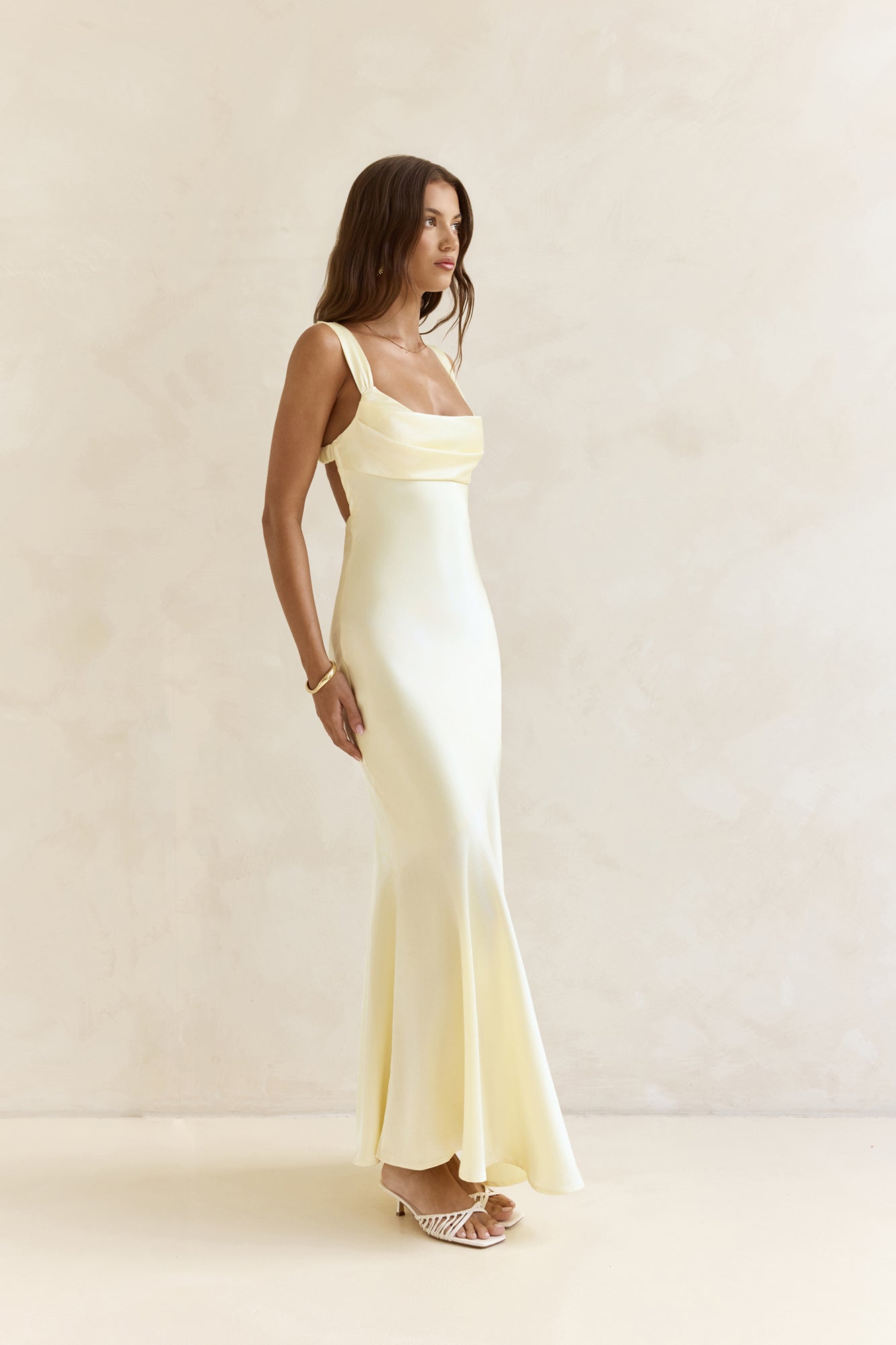 as u wish maxi dress Juniors' As U Wish Blue Cream Square Neck Maxi Dress