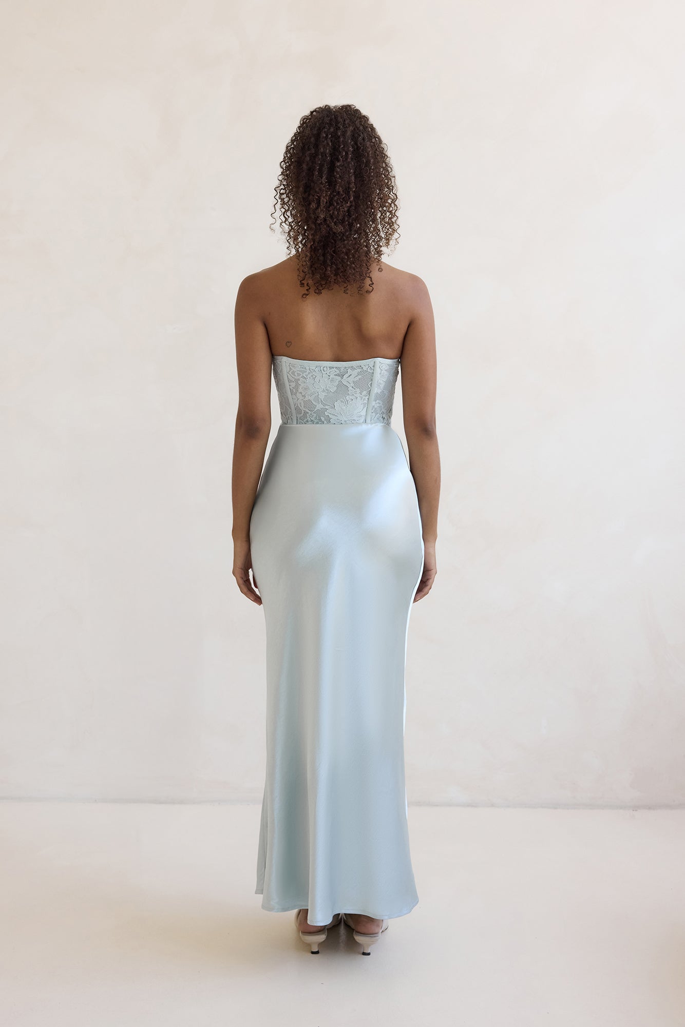 Satin Strapless Maxi Dress Faviola Strapless Maxi Dress | Blue | Womens Satin Strapless Maxi Dress Faviola Strapless Maxi Dress | Blue | Womens