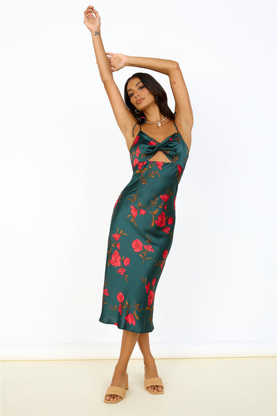 fool me once midi dress HELLO MOLLY Fool Me Once Midi Dress Teal