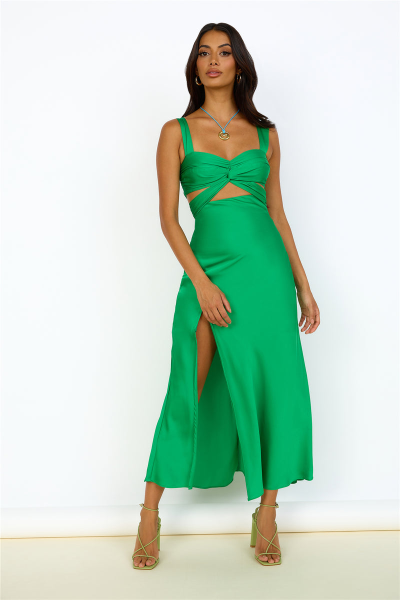 Ivy Grows Maxi Dress Green Fortunate One