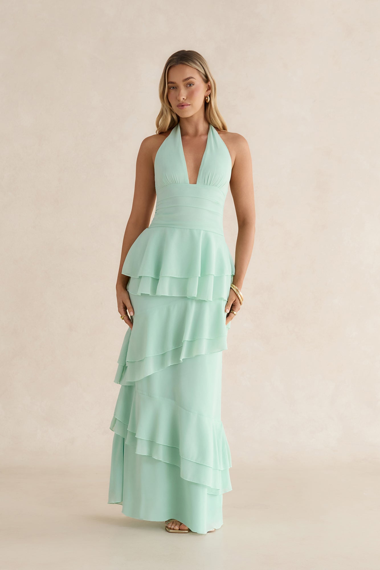 fortunate one dresses Women's Maxi USA Thin adjustable straps Fortunate One Printed Dresses |