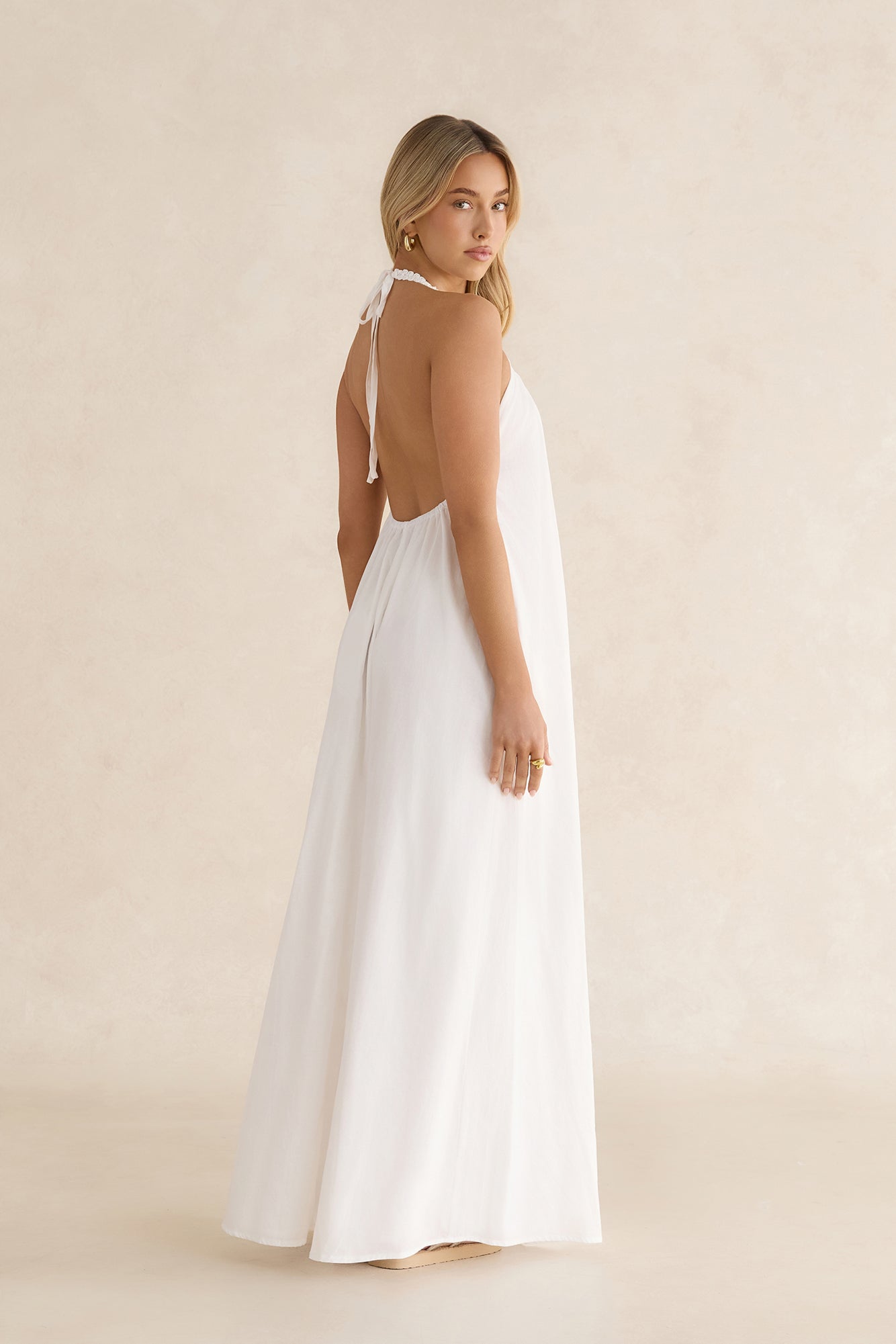 Valencia Maxi Dress White