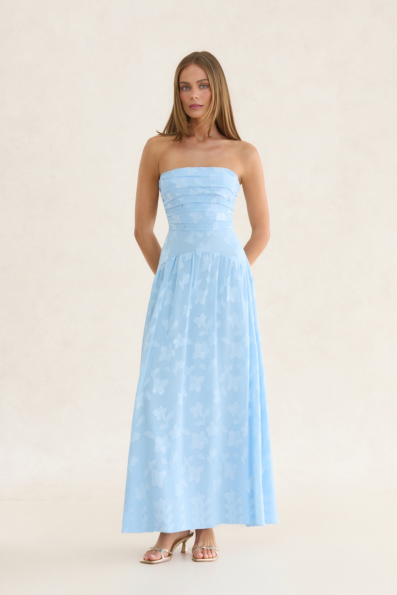 Genevieve Strapless Maxi Dress