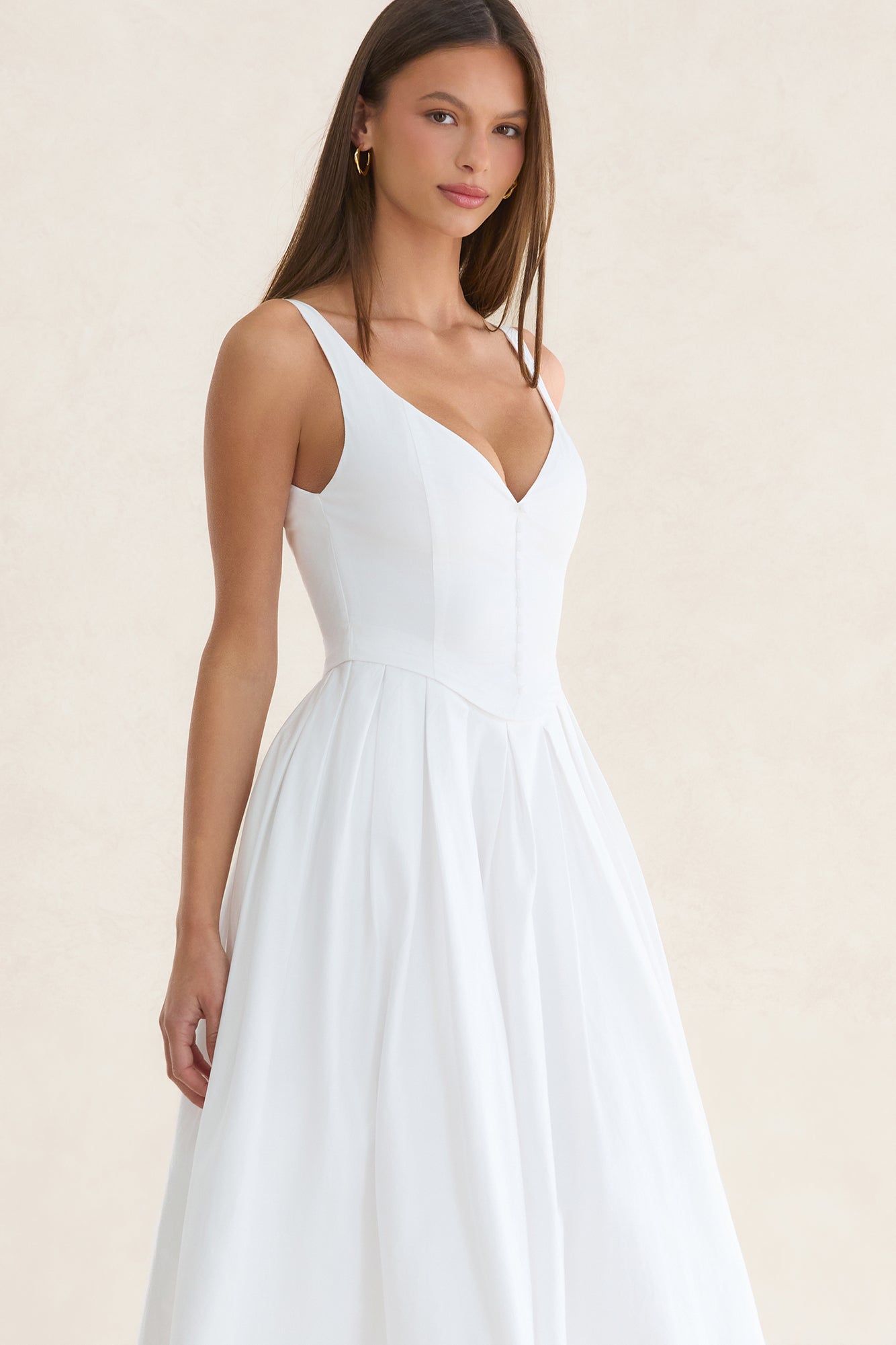 Femme Edition Midi Dress White