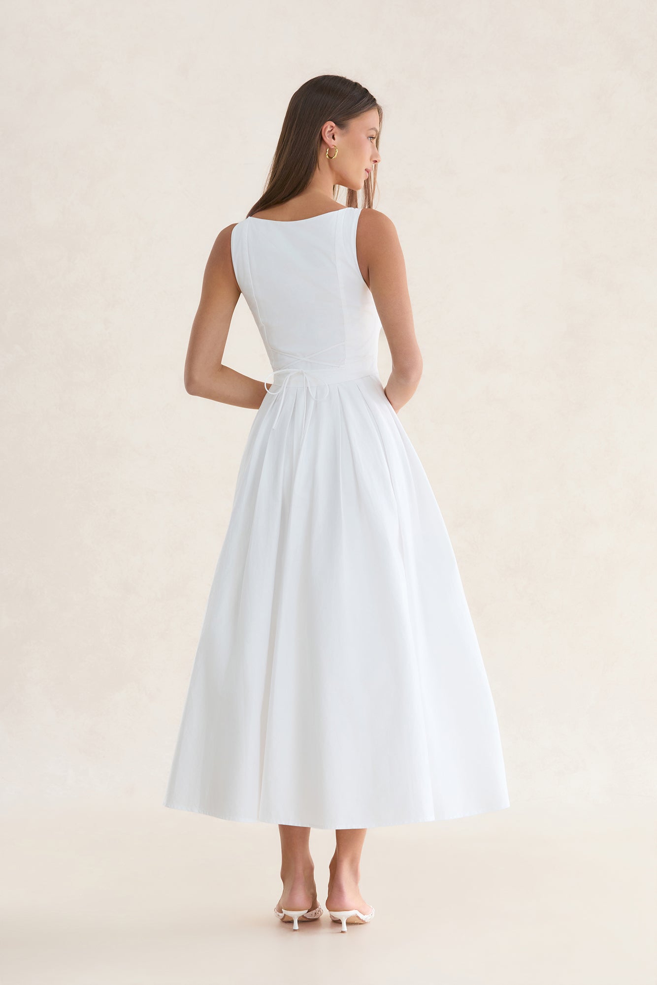 Femme Edition Midi Dress White