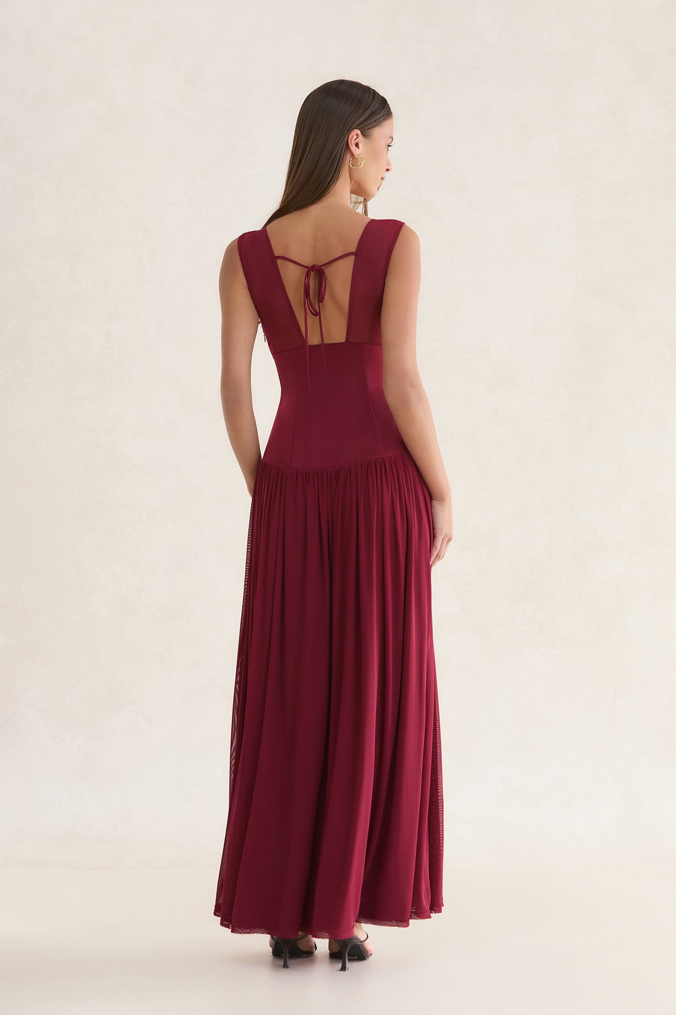Look At Me Now Maxi Dress Wine
