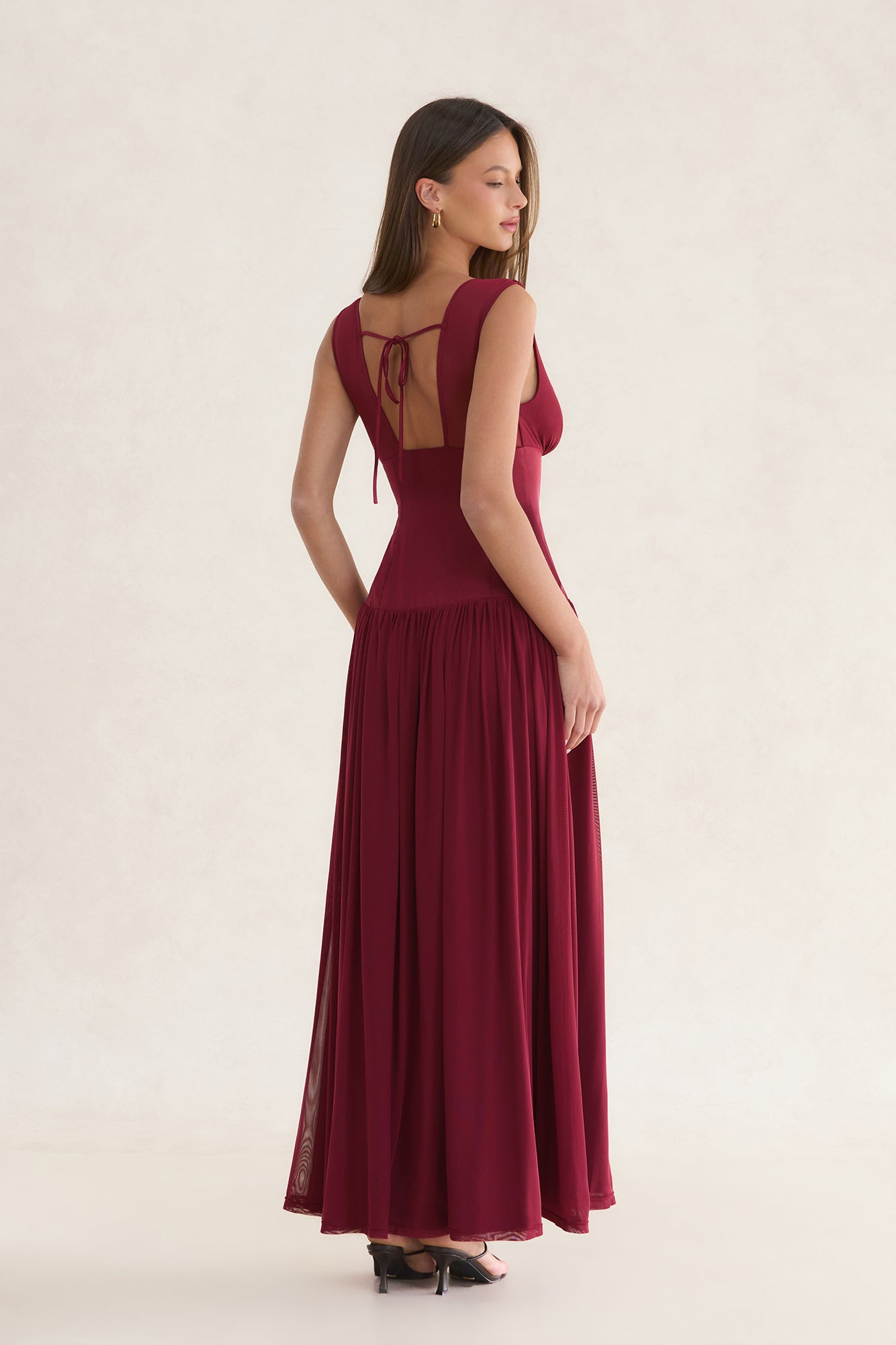 Look At Me Now Maxi Dress Wine