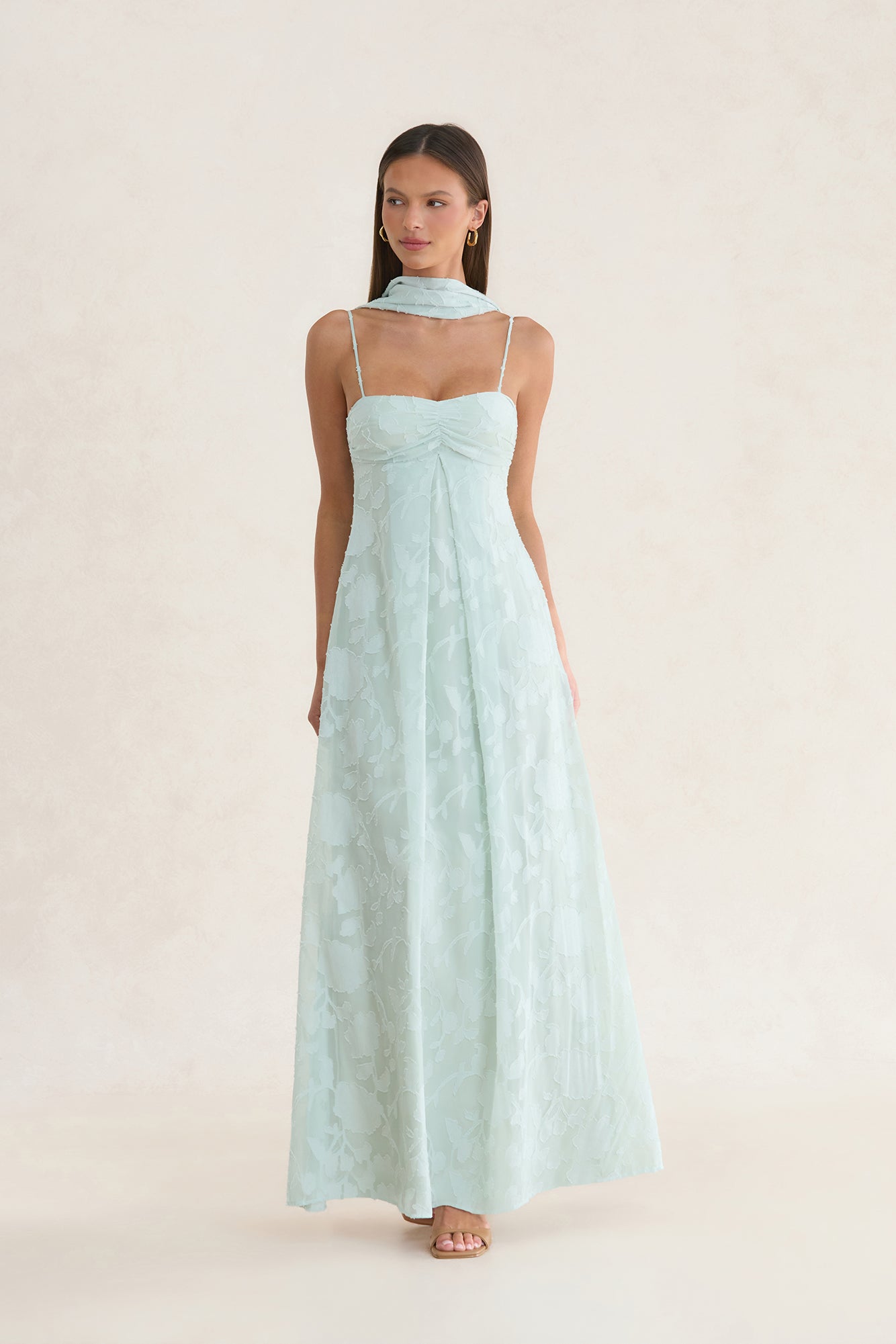 Flirt With Fire Maxi Dress Sage