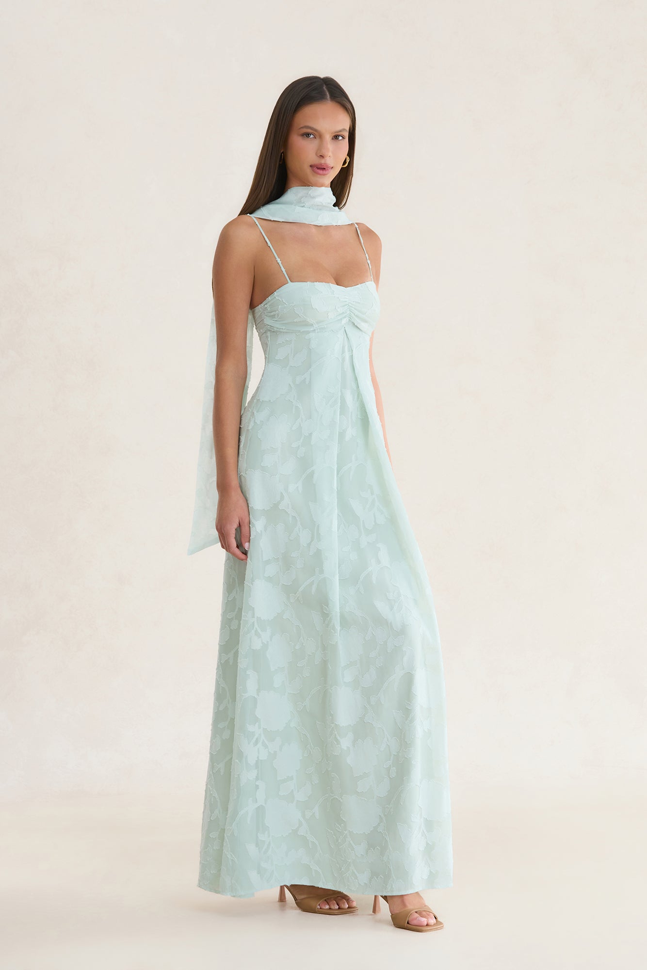 Flirt With Fire Maxi Dress Sage