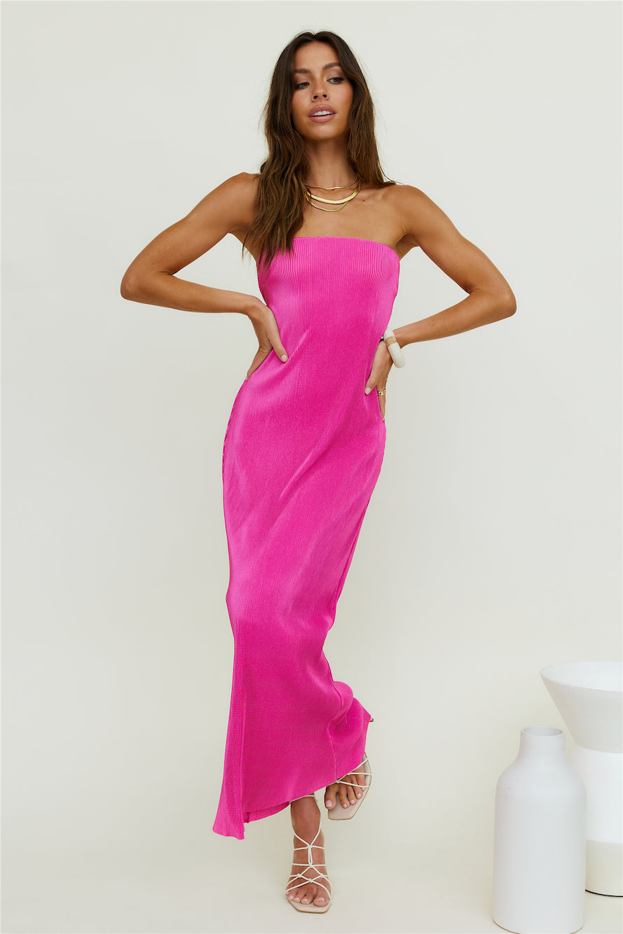 dusk pink dress Sheath Satin Bridesmaid Dress with Side Slit in Dusk, Dusk / 30