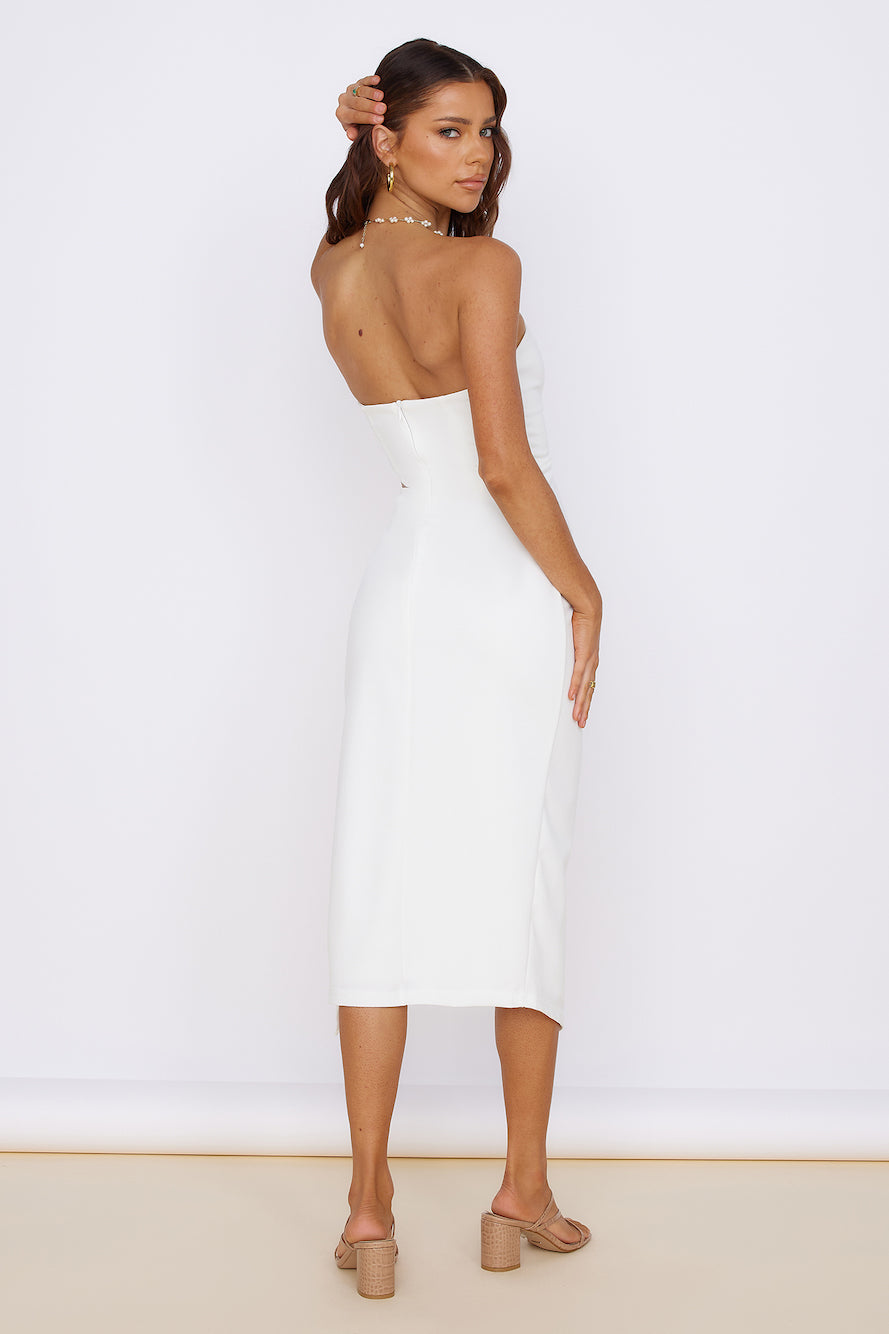 HELLO MOLLY Love At First Sight Midi Dress White | Fortunate One HELLO MOLLY Love At First Sight Midi Dress White | Fortunate One