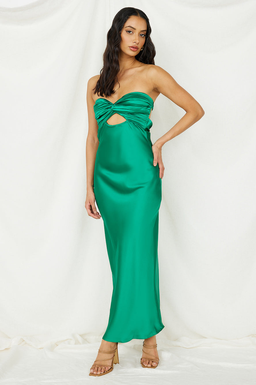 Laced With Gold Maxi Dress Green | Fortunate One Laced With Gold Maxi Dress Green | Fortunate One
