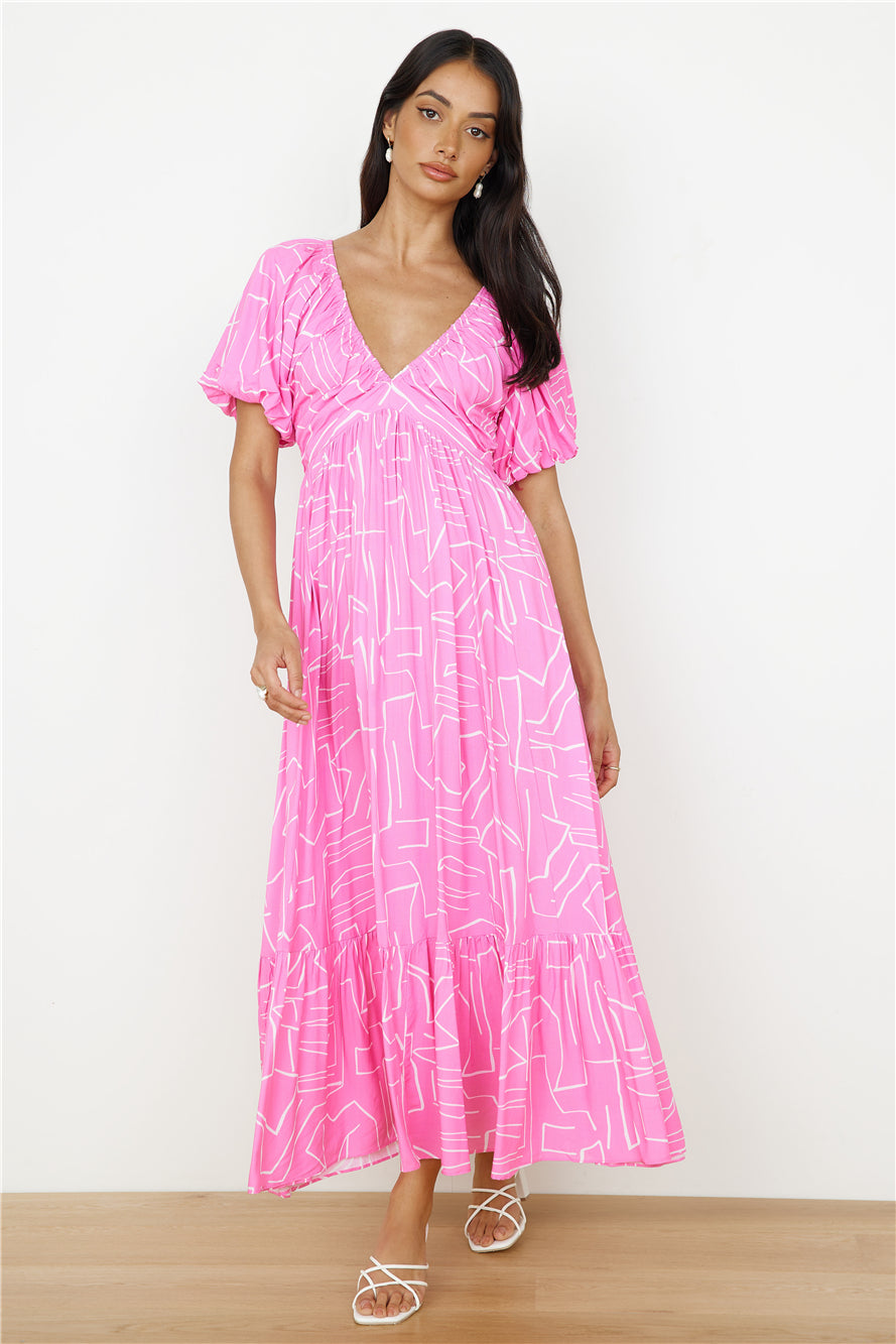 daydreamer maxi dress Daydreamer Print Samba Maxi Lilac and Mila