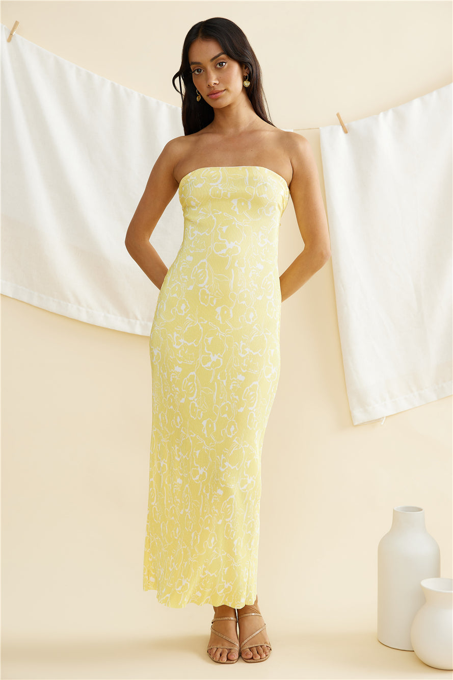 Lemon Cello Maxi Dress Fortunate One