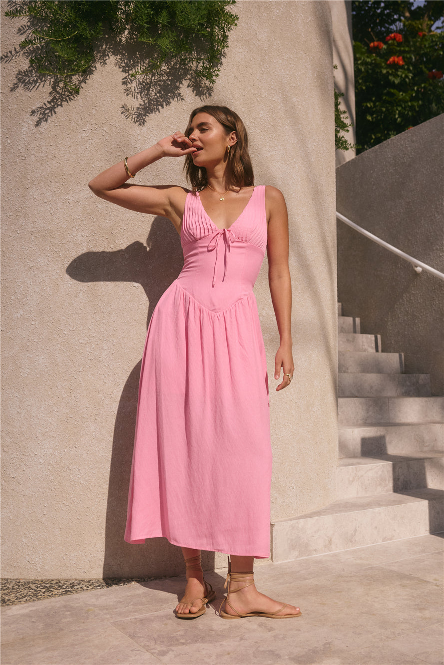 Sunday Brunch Maxi Dress Pink | Fortunate One Sunday Brunch Maxi Dress Pink | Fortunate One