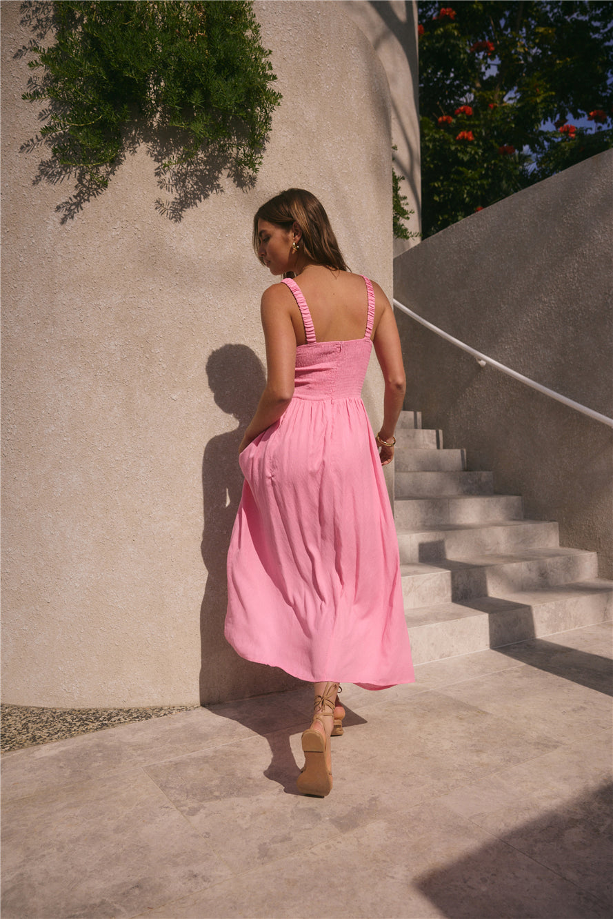 Sunday Brunch Maxi Dress Pink | Fortunate One Sunday Brunch Maxi Dress Pink | Fortunate One