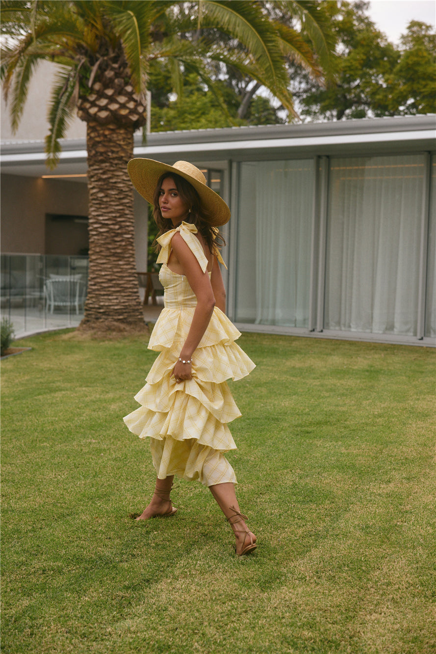 Dalia Maxi Dress Yellow Dalia Maxi Dress Yellow