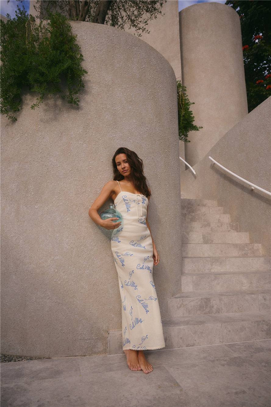 Beach Club Maxi Dress Cream | Fortunate One Beach Club Maxi Dress Cream | Fortunate One