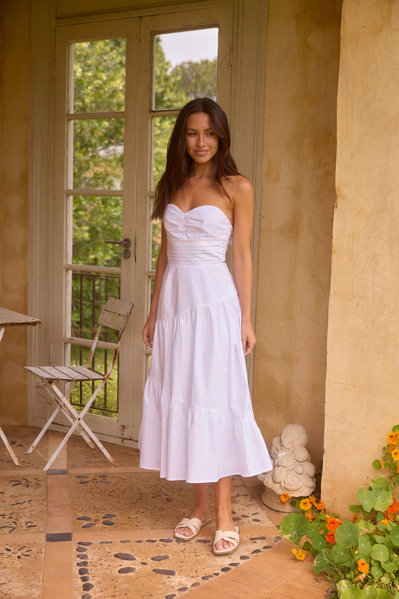 picnic dress midi Petal Picnic Midi Dress