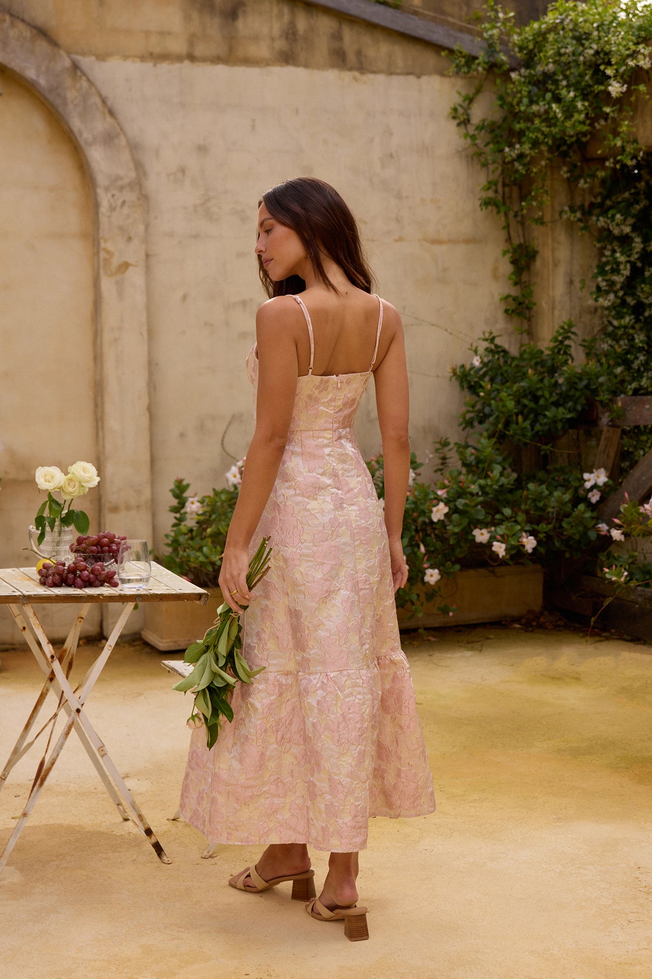 Aurora Aline Maxi Dress Pink | Fortunate One Aurora Aline Maxi Dress Pink | Fortunate One